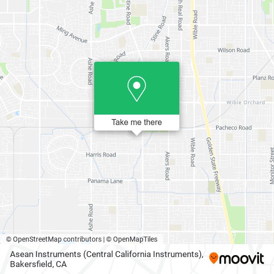 Asean Instruments (Central California Instruments) map