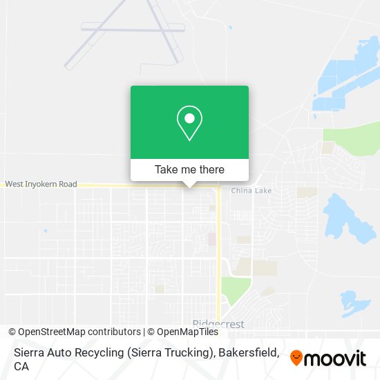 Mapa de Sierra Auto Recycling (Sierra Trucking)