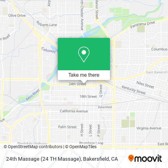 24th Massage (24 TH Massage) map