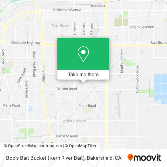 Mapa de Bob's Bait Bucket (Kern River Bait)