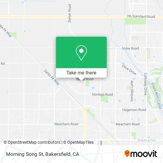 Morning Song St map