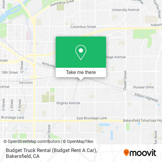 Budget Truck Rental (Budget Rent A Car) map