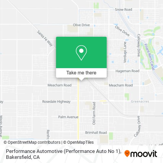 Performance Automotive (Performance Auto No 1) map