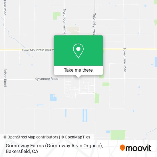 Mapa de Grimmway Farms (Grimmway Arvin Organic)