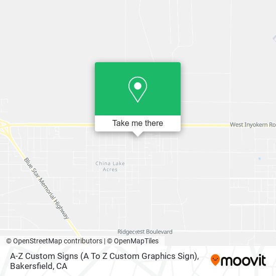 Mapa de A-Z Custom Signs (A To Z Custom Graphics Sign)