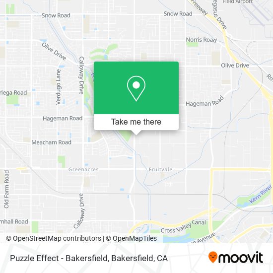 Puzzle Effect - Bakersfield map