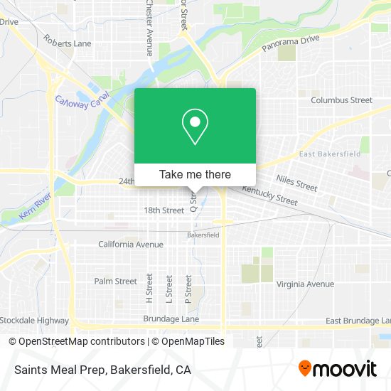 Saints Meal Prep map