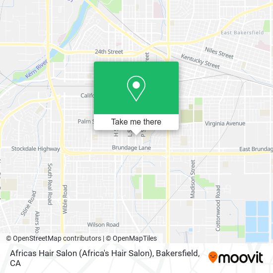 Mapa de Africas Hair Salon (Africa's Hair Salon)