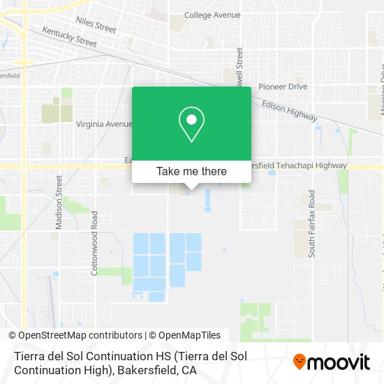 Tierra del Sol Continuation HS map