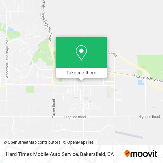 Hard Times Mobile Auto Service map