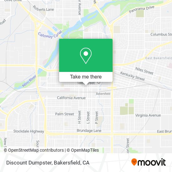 Discount Dumpster map