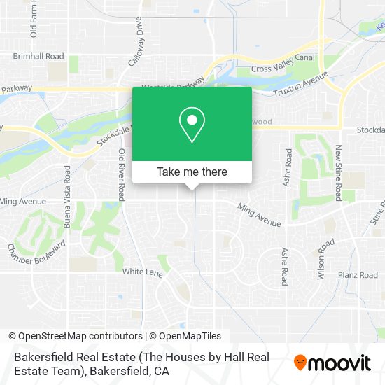 Mapa de Bakersfield Real Estate (The Houses by Hall Real Estate Team)