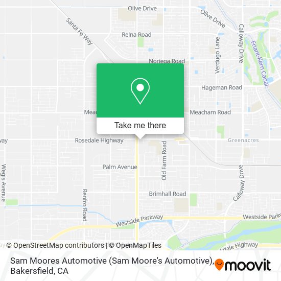 Mapa de Sam Moores Automotive (Sam Moore's Automotive)