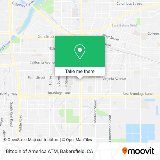 Bitcoin of America ATM map