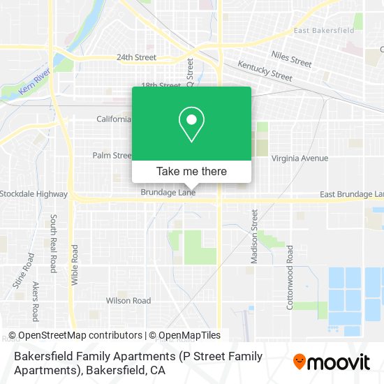 Mapa de Bakersfield Family Apartments (P Street Family Apartments)