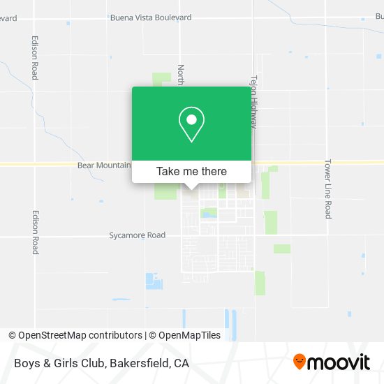 Boys & Girls Club map