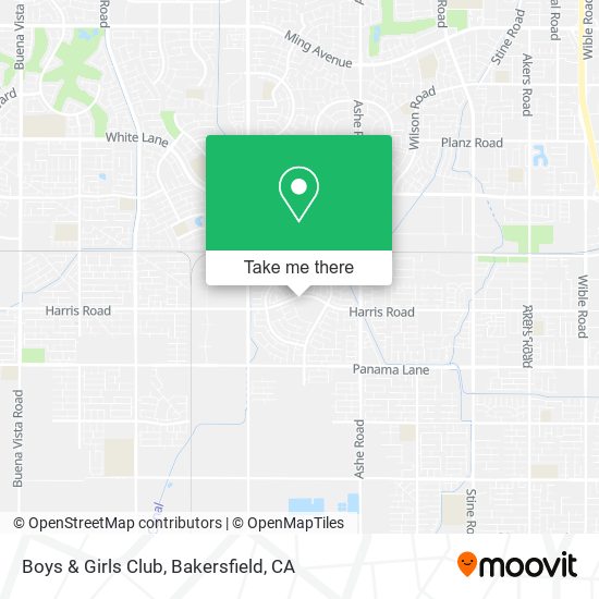 Boys & Girls Club map