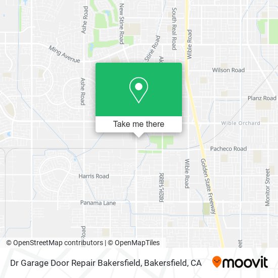 Mapa de Dr Garage Door Repair Bakersfield