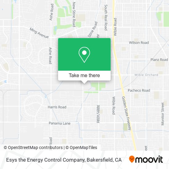 Esys the Energy Control Company map