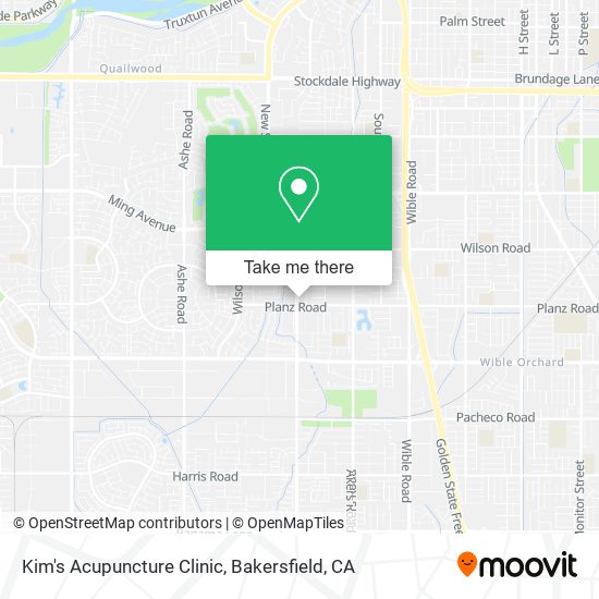 Mapa de Kim's Acupuncture Clinic