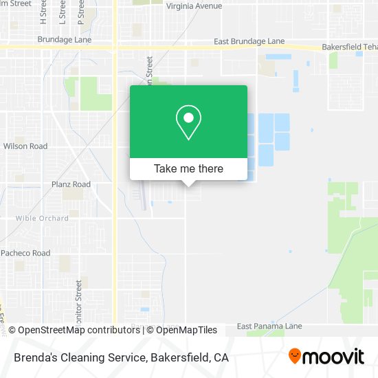 Brenda's Cleaning Service map