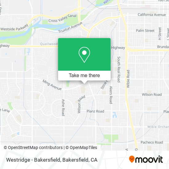 Mapa de Westridge - Bakersfield