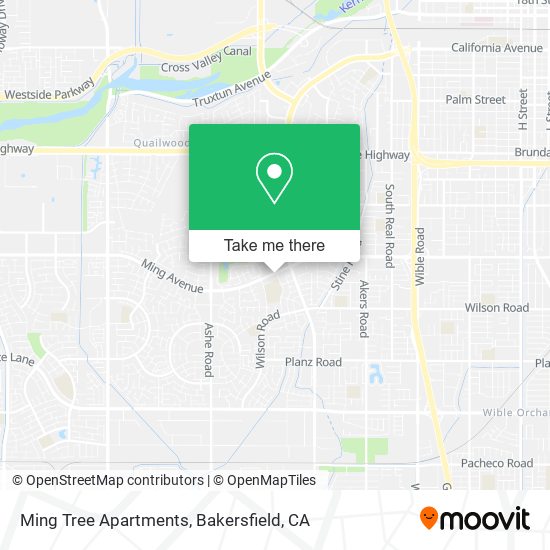 Ming Tree Apartments map
