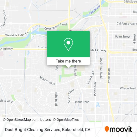 Mapa de Dust Bright Cleaning Services