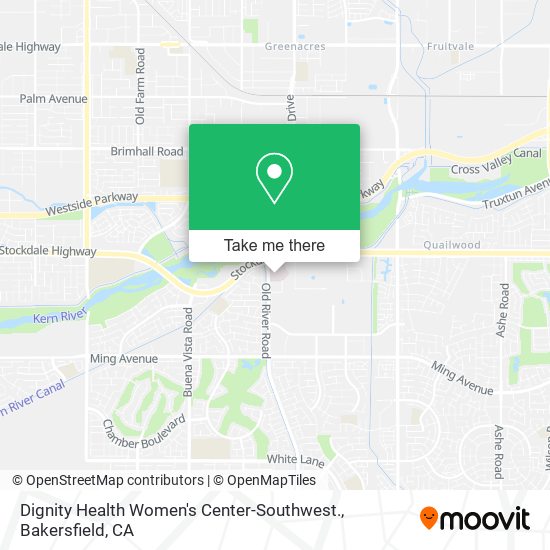 Dignity Health Women's Center-Southwest. map