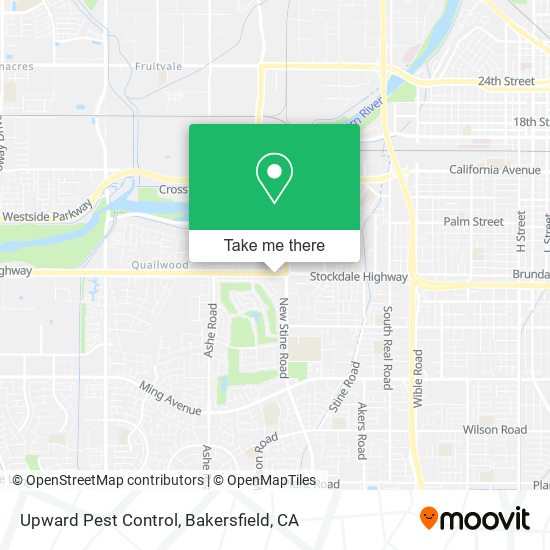 Upward Pest Control map