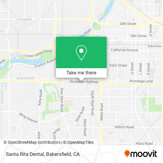 Santa Rita Dental map