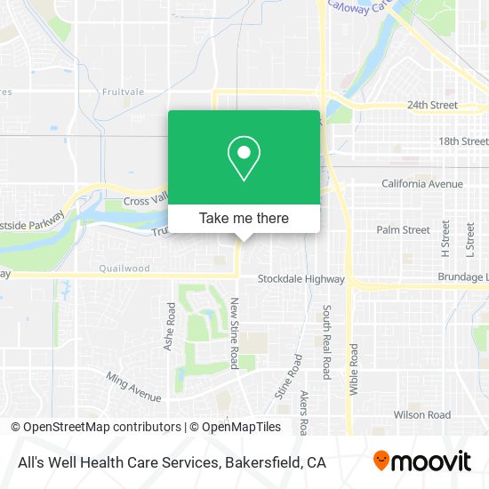 Mapa de All's Well Health Care Services