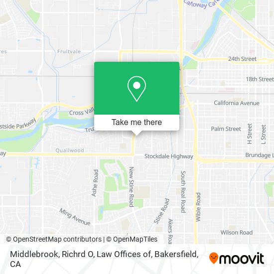 Mapa de Middlebrook, Richrd O, Law Offices of