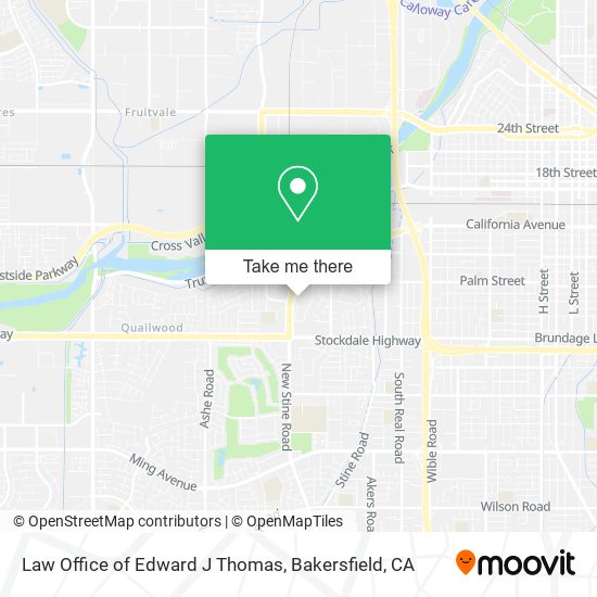 Law Office of Edward J Thomas map