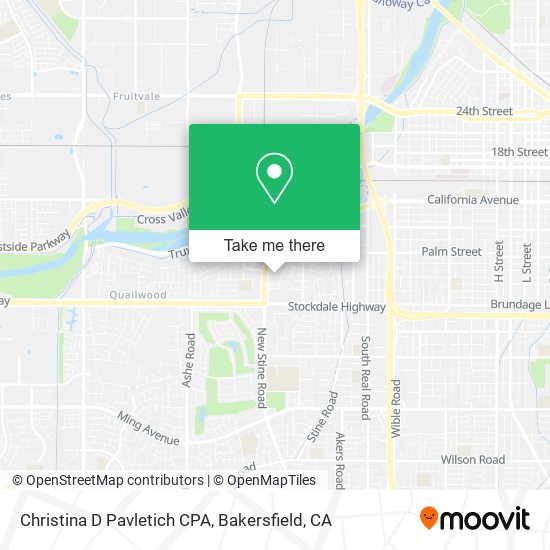 Christina D Pavletich CPA map