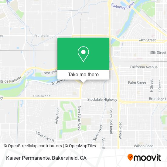 Kaiser Permanente map