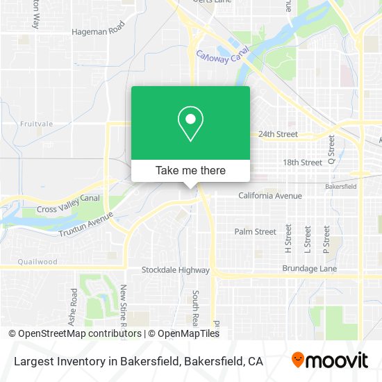 Largest Inventory in Bakersfield map