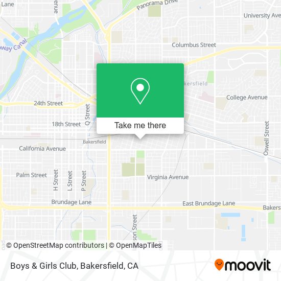 Boys & Girls Club map