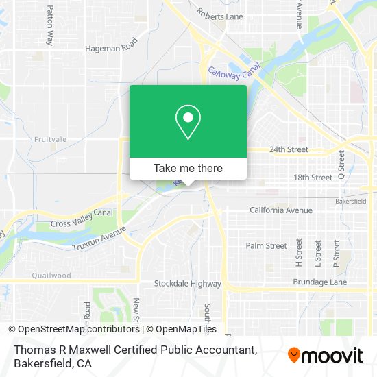 Thomas R Maxwell Certified Public Accountant map