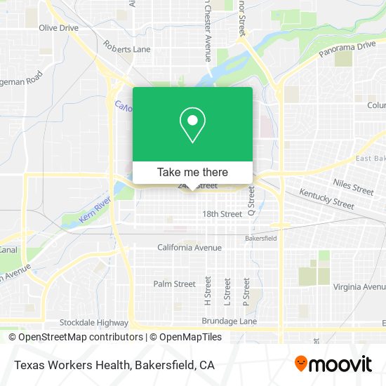 Mapa de Texas Workers Health