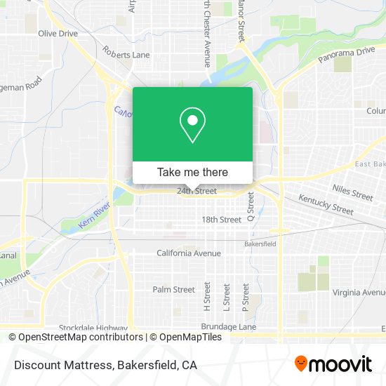 Mapa de Discount Mattress