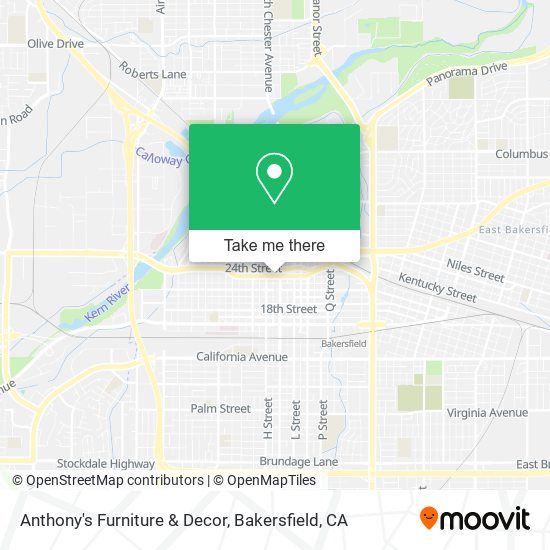 Anthony's Furniture & Decor map