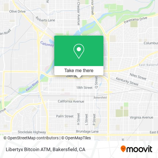 Mapa de Libertyx Bitcoin ATM