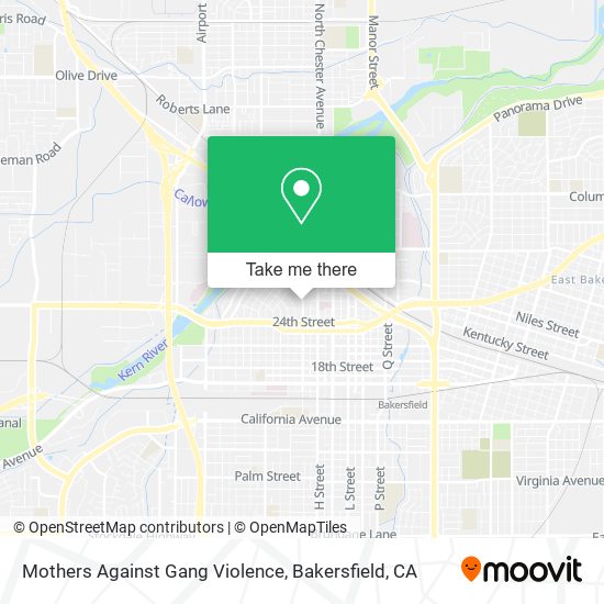 Mapa de Mothers Against Gang Violence