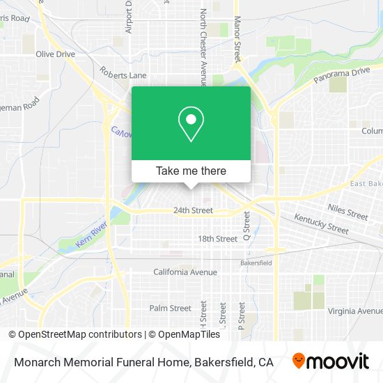 Monarch Memorial Funeral Home map