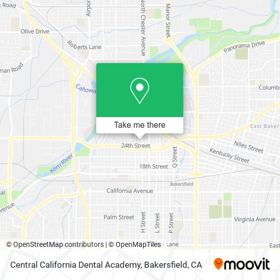 Central California Dental Academy map