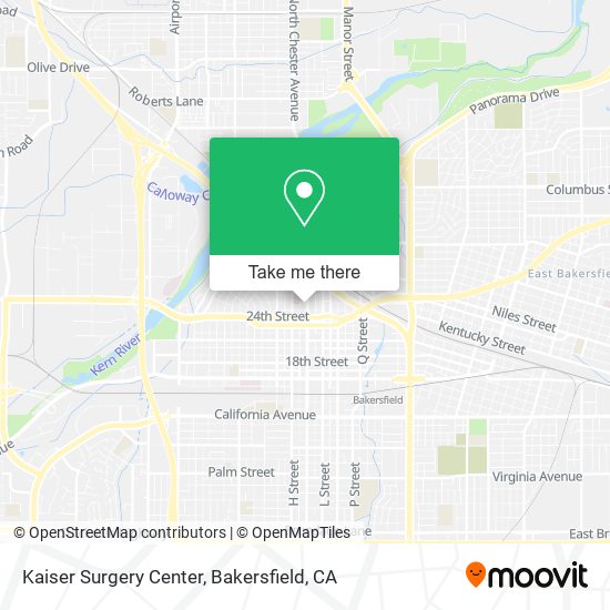 Mapa de Kaiser Surgery Center