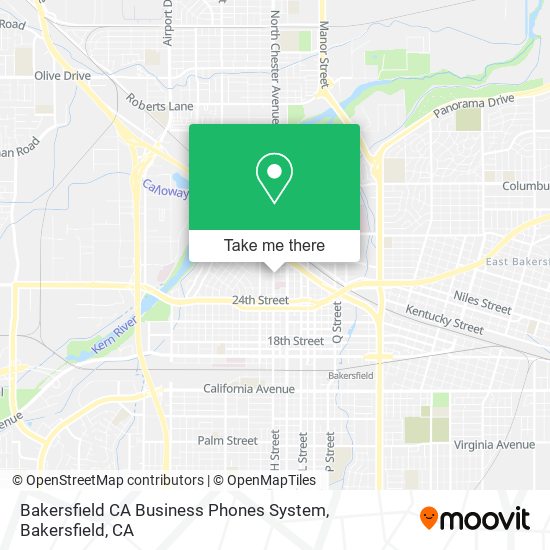 Bakersfield CA Business Phones System map