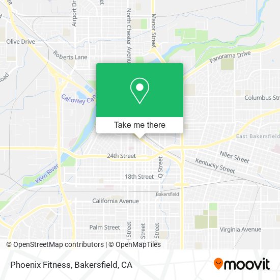 Phoenix Fitness map