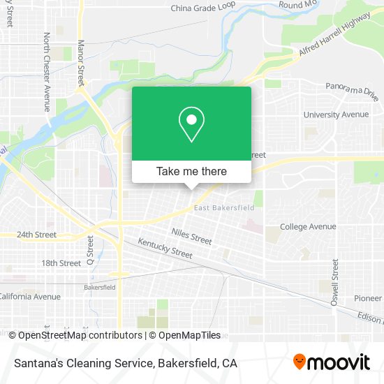 Santana's Cleaning Service map